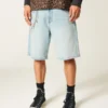 Baggy denimshorts