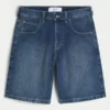 Baggy denimshorts