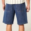 Baggy denimshorts i medium vask
