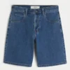 Baggy denimshorts i medium vask
