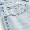 Baggy denimshorts med stjernemønster Baggy denimshorts med stjernemønster
