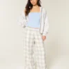 Baggy flannelbukser