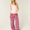 Baggy flannelbukser