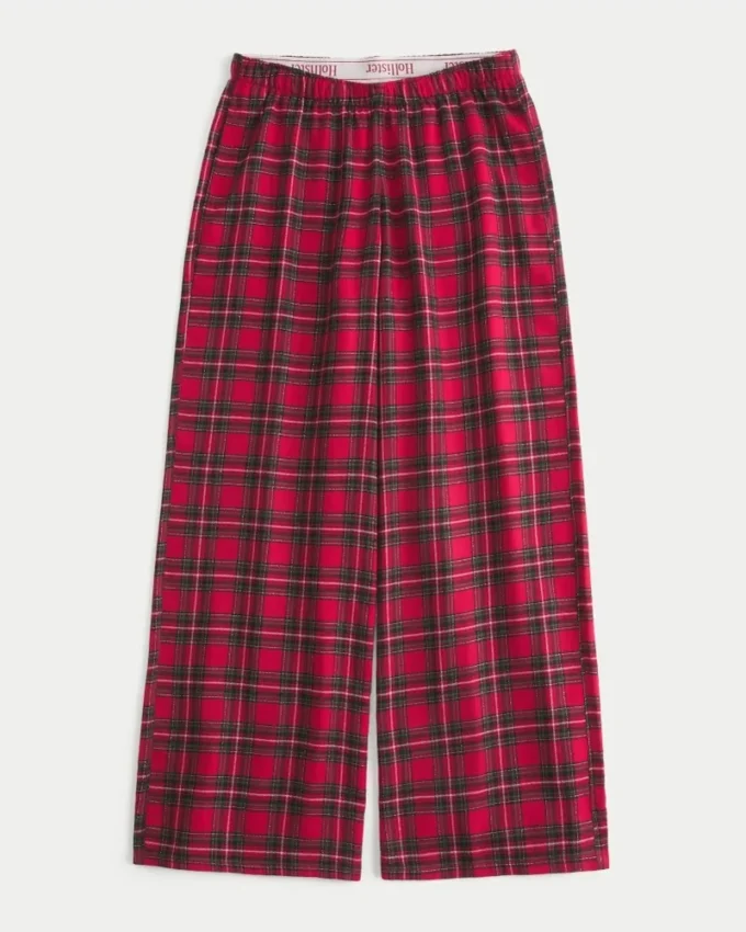 Baggy flannelbukser Baggy flannelbukser