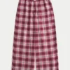 Baggy flannelbukser