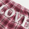 Baggy flannelbukser