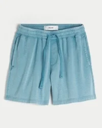 Baggy fleece-shorts over knæet