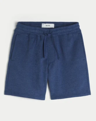 Baggy fleece-shorts over knæet