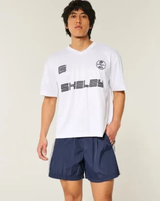 Baggy fodboldshorts til midt på låret Baggy fodboldshorts til midt på låret