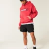 Baggy fodboldshorts til midt på låret