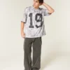 Baggy Graphic Camo Jersey