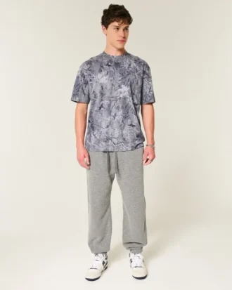 Baggy joggingbukser med snøre