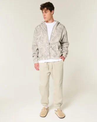 Baggy joggingbukser med snøre