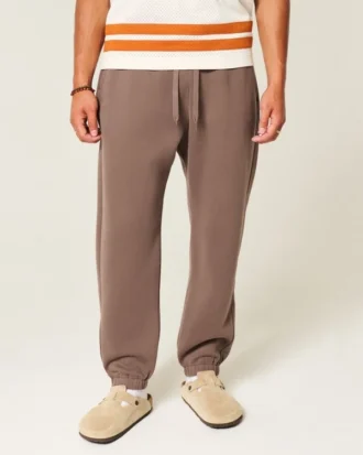 Baggy joggingbukser med snøre Baggy joggingbukser med snøre