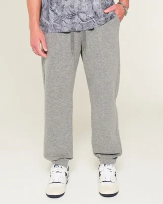 Baggy joggingbukser med snøre