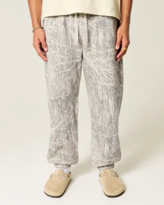 Baggy joggingbukser med snøre
