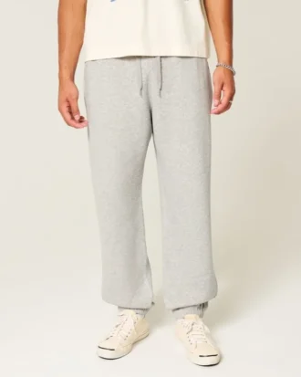 Baggy joggingbukser med snøre