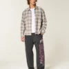 Baggy Ohio State University Buckeyes Graphic Sweatpants Baggy Ohio State University Buckeyes Graphic Sweatpants