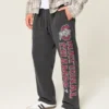 Baggy Ohio State University Buckeyes Graphic Sweatpants Baggy Ohio State University Buckeyes Graphic Sweatpants