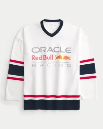 Baggy Oracle Red Bull Racing grafisk hockey-trøje