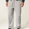 Baggy sweatpants med dobbelt slangegrafik Baggy sweatpants med dobbelt slangegrafik