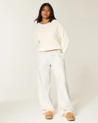 Baggy sweatpants med rådyrprint