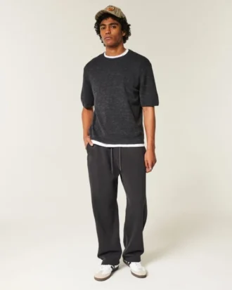 Baggy sweatpants med slangegrafik