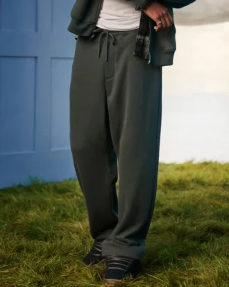 Baggy sweatpants med slangegrafik