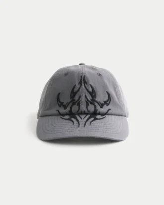 Baseballkasket med tatoveringsbroderi