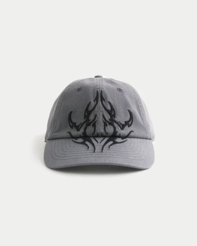 Baseballkasket med tatoveringsbroderi