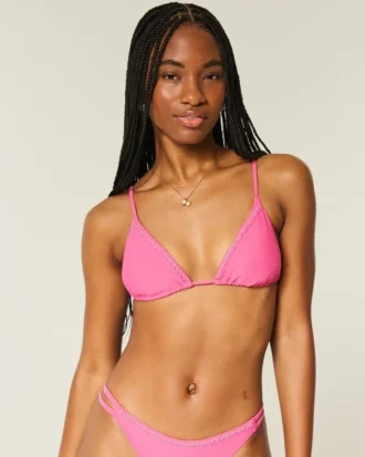Bikini-top med dekorative trekanter