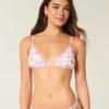 Bikini-top med dekorative trekanter