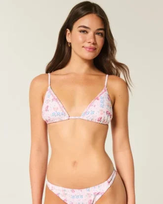 Bikini-top med dekorative trekanter