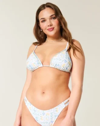 Bikini-top med dekorative trekanter