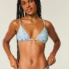 Bikini-top med dekorative trekanter