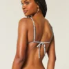 Bikini-top med dekorative trekanter