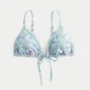 Bikini-top med dekorative trekanter