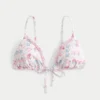 Bikini-top med dekorative trekanter