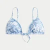 Bikini-top med dekorative trekanter