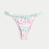 Bikiniunderdel med brede stropper og høj benudskæring