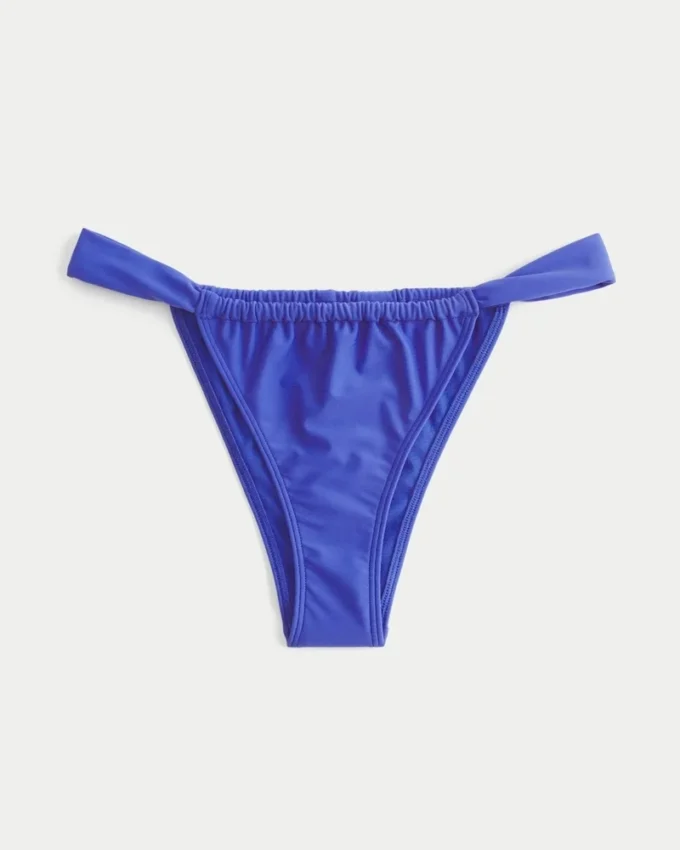 Bikiniunderdel med brede stropper og høj benudskæring