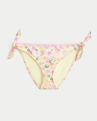 Bikiniunderdel med syede bånd i siden Bikiniunderdel med syede bånd i siden