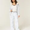 Blå camouflage baggy sweatpants