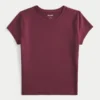 Blød, strækbar baby-T-shirt i sømløst stof