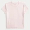 Blød, strækbar baby-T-shirt i sømløst stof