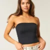 Blød, strækbar, sømløs tube-top Blød, strækbar, sømløs tube-top