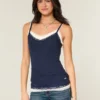 Blonderkantet lagdelings-camisole Blonderkantet lagdelings-camisole