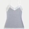Blonderkantet lagdelings-camisole Blonderkantet lagdelings-camisole