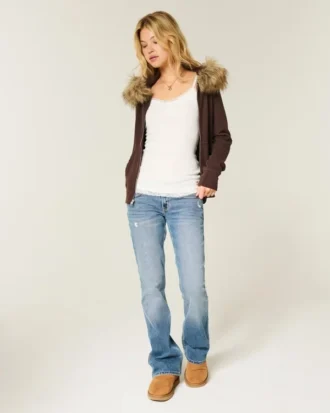 Blonderkantet lagdelings-camisole