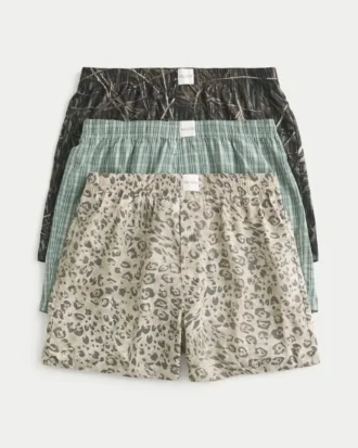 Bomuldsboxershorts, 3-pak